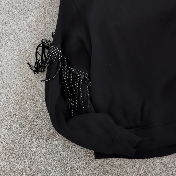 Zara Rhinestone Fringe Sweatshirt - Picture 3 of 5